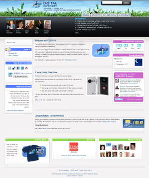 ACEC2010 drupal website screenshot