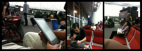 Digital Devices in Hong King Airport